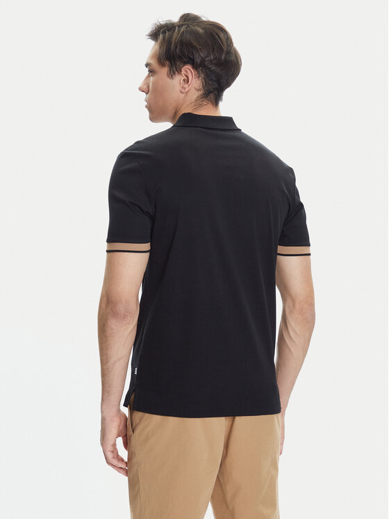 BOSS BOSS Поло H-Phillipson 200 50543865 Чорний Slim Fit