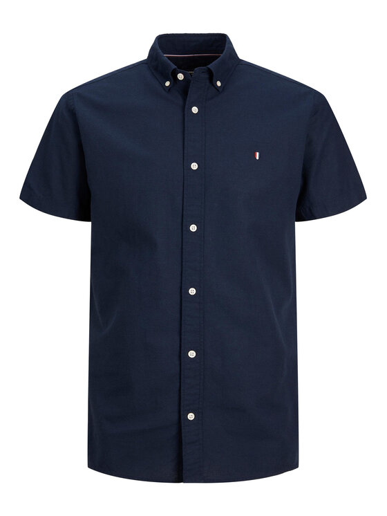 Camicia 12233118 Blu scuro Slim Fit