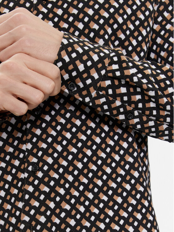 BOSS Boss Marškiniai C-Hal-Kent-C1-223 50508833 Smėlio Slim Fit