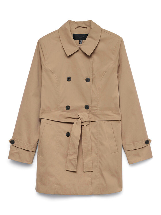 Vero Moda Vero Moda Trench Chelsea 10329343 Bej Regular Fit