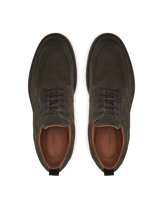 Tommy Hilfiger Tommy Hilfiger Polobotky Corporate Casual Sde Deck Shoe FM0FM05980 Zelená