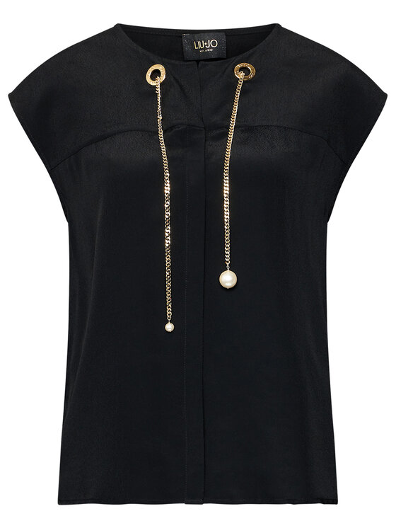 Liu Jo Liu Jo Блузка CA1233 T5888 Чорний Regular Fit