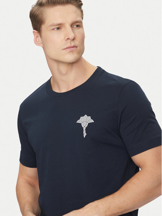 JOOP! JOOP! T-Shirt 17 JJ-03Brisko 10017941 30044674 Tmavomodrá Regular Fit