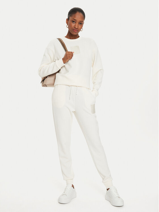 Armani Exchange Armani Exchange Sporta bikses 6DYP79 YJEGZ 1130 Écru Regular Fit