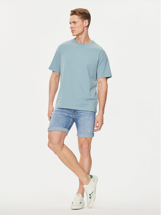 Pepe Jeans Pepe Jeans Džínové šortky Slim Short PM801080MN8 Modrá Slim Fit