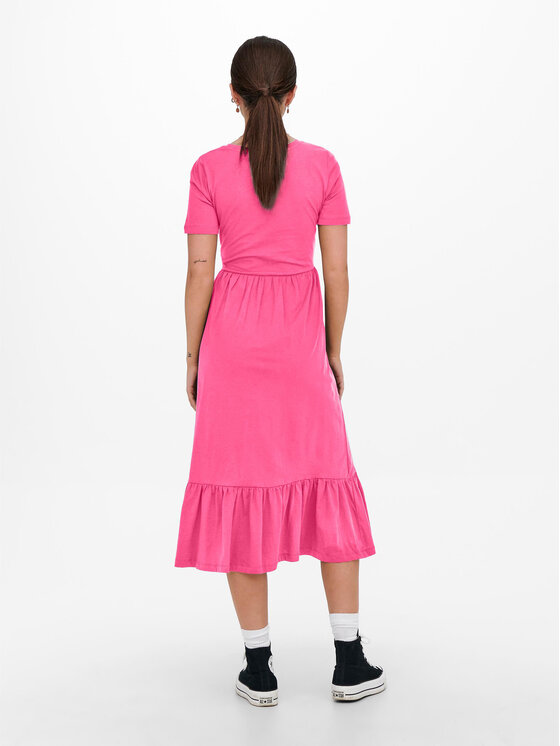 ONLY Kleid für den Alltag 15252525 Rosa Regular Fit | Modivo.de