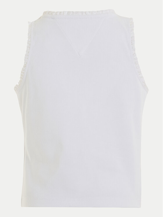Tommy Hilfiger Tommy Hilfiger Τοπ Essential KG0KG07905 Λευκό Regular Fit