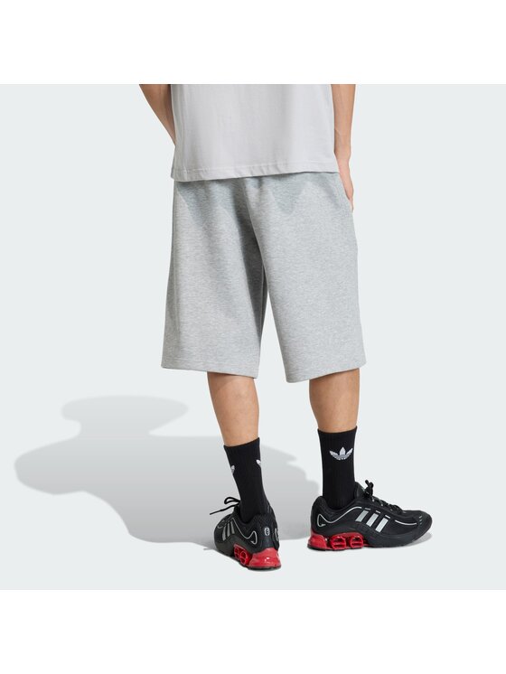 adidas adidas Szorty materiałowe 159228 Szary Regular Fit