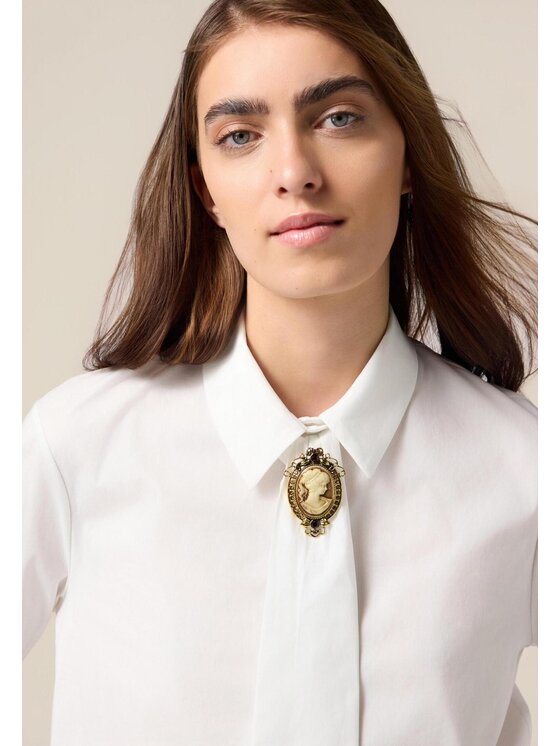 Oltre Oltre Camicia 5128R003038N011 Bianco Regular Fit
