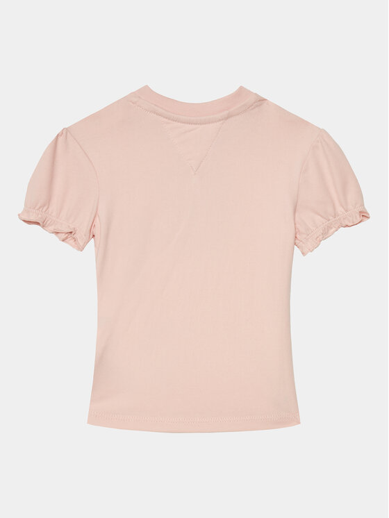 Tommy Hilfiger Tommy Hilfiger T-shirt Ithaca KN0KN01873 Ružičasta Regular Fit