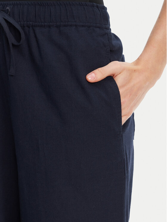 Mustang Mustang Stoffhose Tuscaloosa 1016583 Dunkelblau Wide Fit