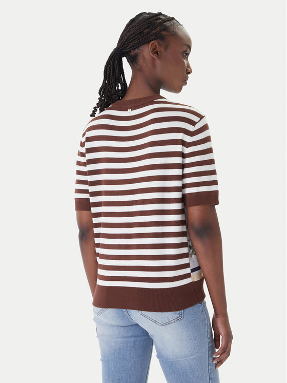 Liu Jo Liu Jo T-särk WA6386 MS49I Pruun Regular Fit