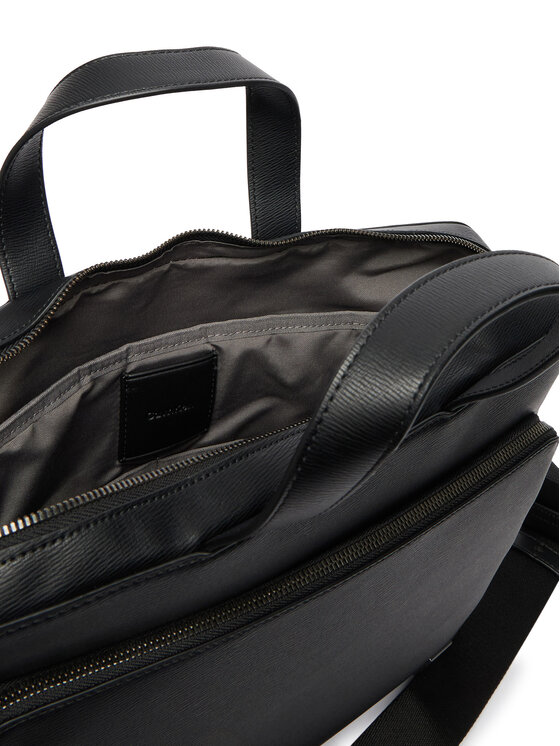 Calvin Klein Calvin Klein Portatīvā datora soma Emblem Hw Commuter LV04D3290G Melns