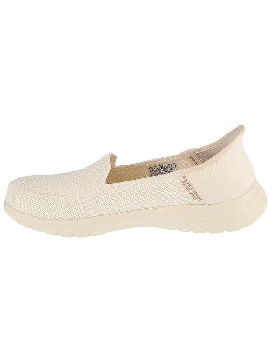 Skechers Skechers Półbuty Skechers Slip-Ins On The Go Flex - Camellia Biały