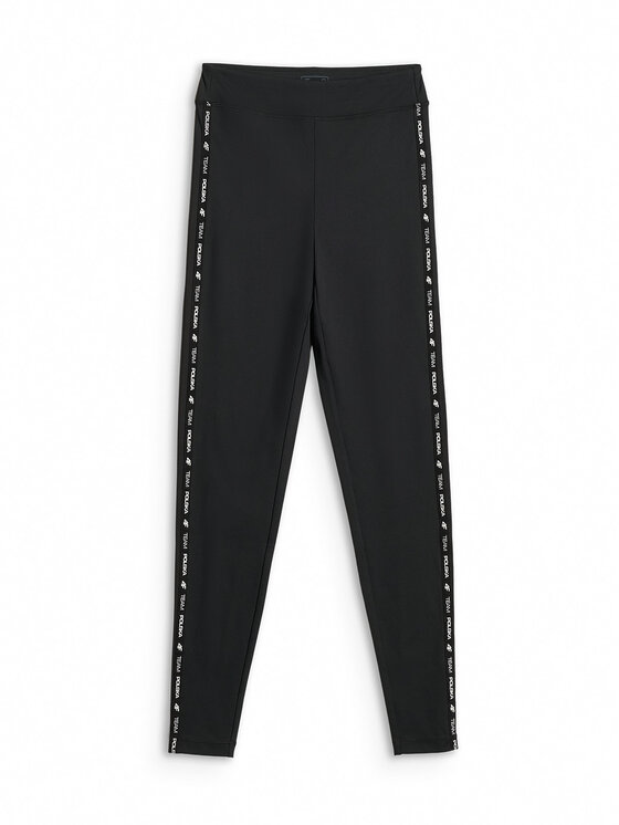 4F 4F Legginsy STREFA KIBICA Czarny Regular Fit