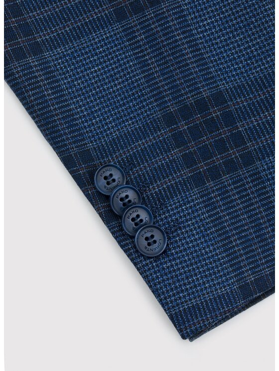 Pako Lorente Pako Lorente Marynarka P23SF-3X-004 Granatowy Slim Fit