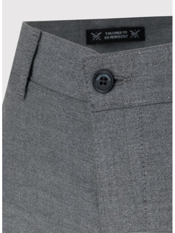 Pako Lorente Pako Lorente Spodnie materiałowe P24WF-WX-008 Szary Slim Fit