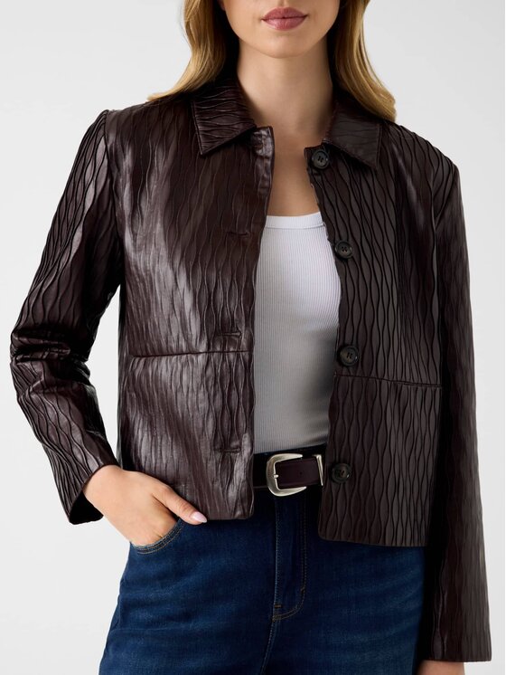 Guess Guess Kurtka przejściowa 183776 Brązowy Classic Fit