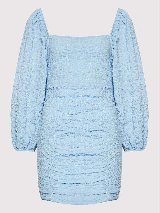 DeeZee DeeZee Vsakodnevna obleka Gessa 12250 Svetlo modra Slim Fit
