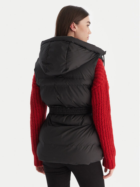 Hunter Hunter Αμάνικο Μπουφάν Nellie HARW0017252 Μαύρο Regular Fit