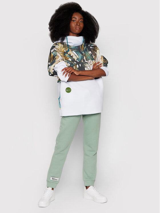 Felpa Gold Monster Bianco Oversize
