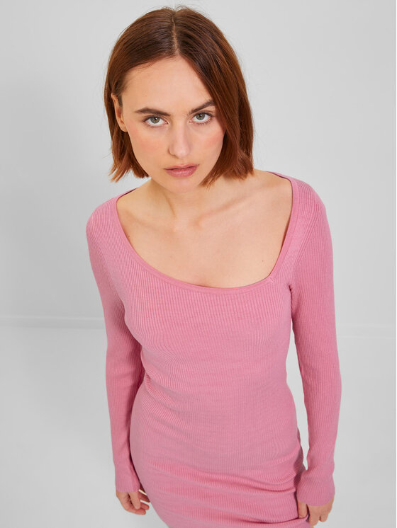JJXX JJXX Strickkleid 12243111 Rosa Tight Fit
