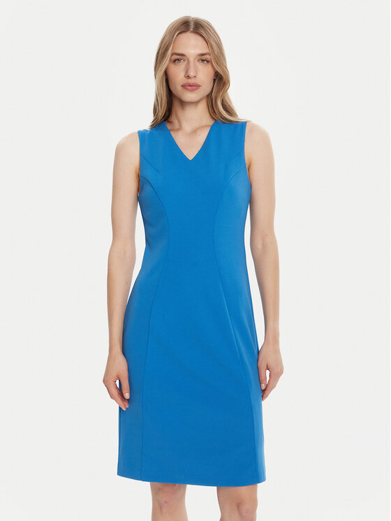 Calvin Klein Calvin Klein Koktel haljina LV044C063G Plava Slim Fit