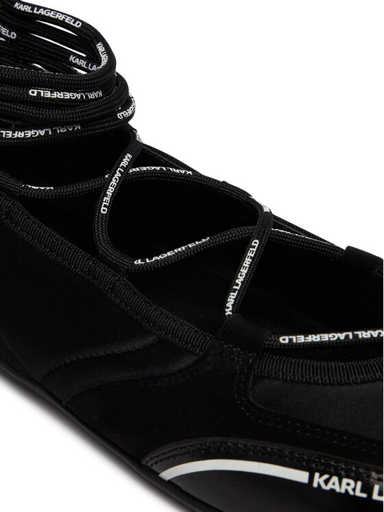 KARL LAGERFELD KARL LAGERFELD Baleríny Altia KL66111 Černá