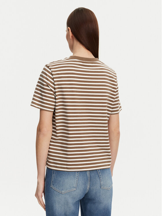 Marc O'Polo Denim Marc O'Polo Denim T-Shirt 500 0005 953 Hnědá Relaxed Fit