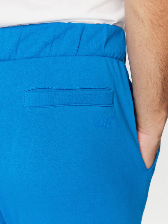 4F 4F Pantaloni trening 4FAW23TTROM453 Albastru Regular Fit