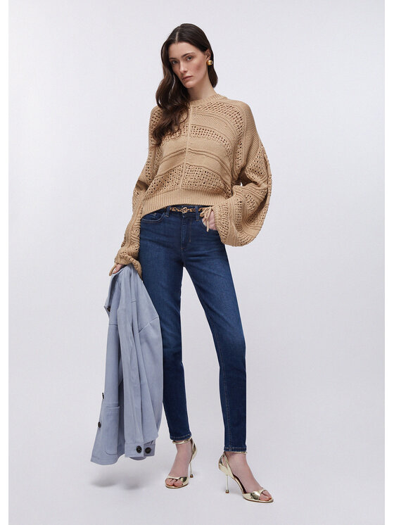 Liu Jo Liu Jo Maglione WA6419MA86R41208 Beige Regular Fit