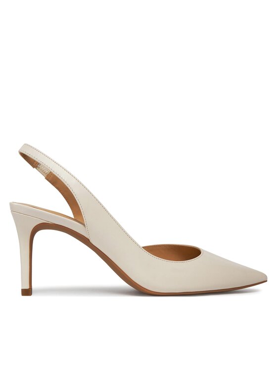 MICHAEL Michael Kors MICHAEL Michael Kors Pantofi cu toc subțire Alina Flex Sling Pump 40R4HNMP1L Écru