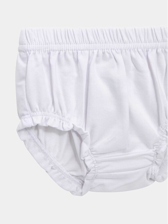 Guess Kids Guess Kids Každodenní šaty 171961 Bílá Classic Fit