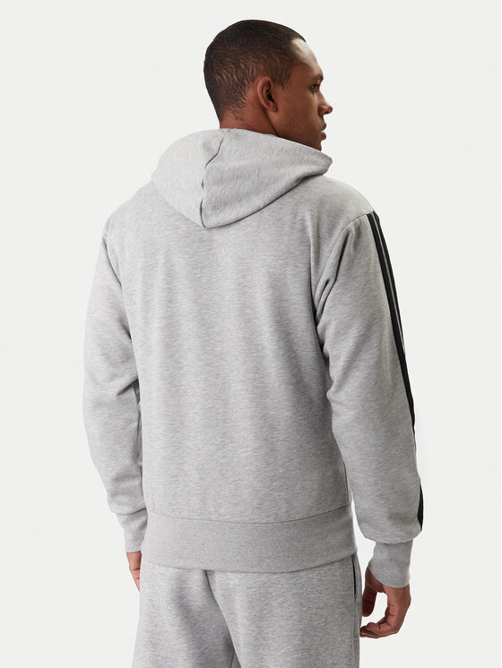adidas adidas Mikina Essentials 3-Stripes JE6302 Sivá Regular Fit