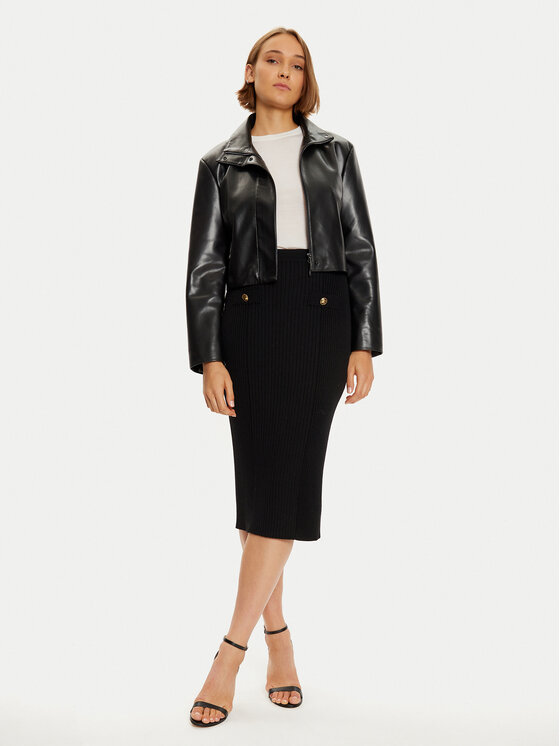 Luisa Spagnoli Luisa Spagnoli Suknja olovka Maionese 58497 Crna Slim Fit