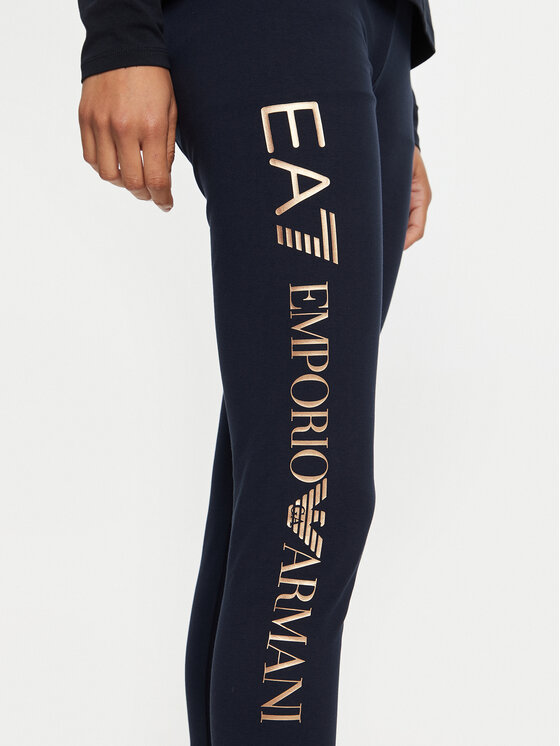 EA7 Emporio Armani Leggings 8NTP63 TJ01Z 1562 Bleu marine Slim Fit Modivo