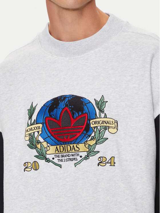 adidas adidas Суитшърт OLPC IZ2553 Сив Regular Fit