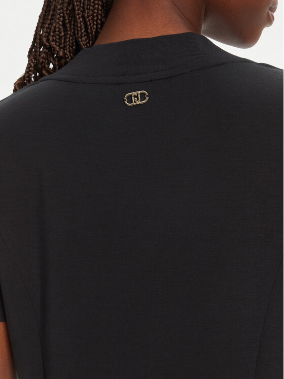Liu Jo Sport Liu Jo Sport Každodenní šaty TA5290 J4869 Černá Regular Fit