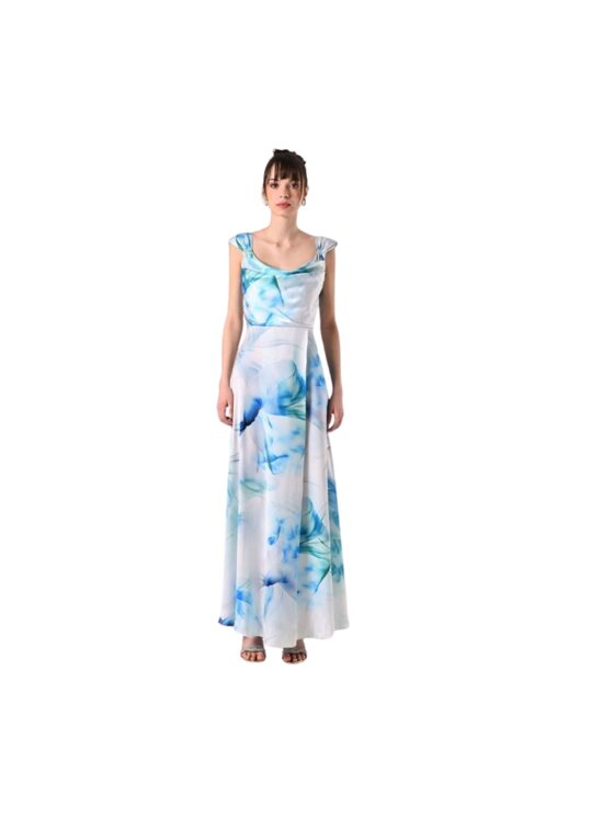 Rinascimento Rinascimento Φόρεμα βραδινό Abito donna Γαλάζιο Regular Fit