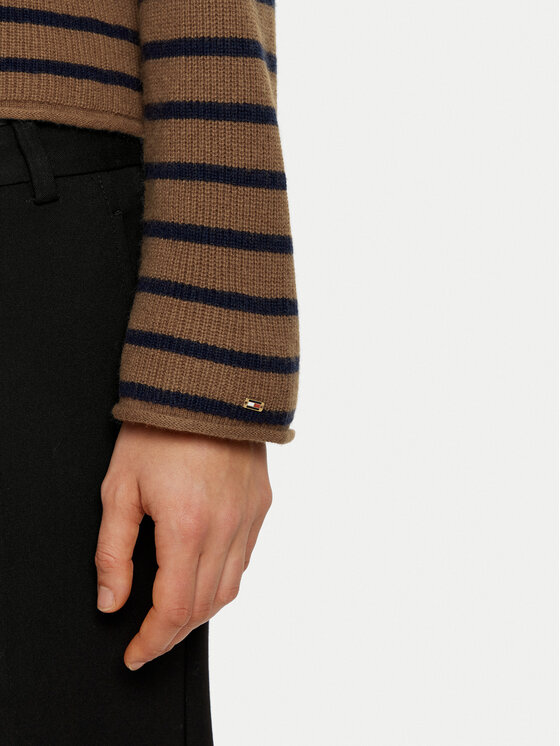 Tommy Hilfiger Tommy Hilfiger Svetr WW0WW44981 Hnědá Relaxed Fit