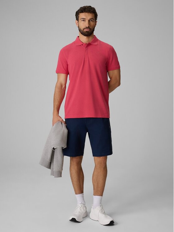 4F 4F Polo 4FRSS26TPTSM0899-55M Różowy Regular Fit