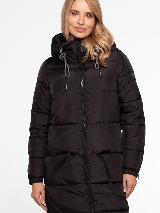 Perso Perso Dámská bunda BLH251010F Černá Regular Fit