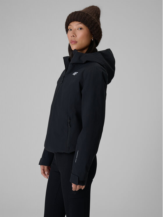 4F 4F Kurtka outdoor URBAN COMMUTER Czarny Regular Fit