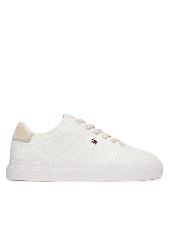 Tommy Hilfiger Tommy Hilfiger Snīkeri Knit Cupsole FW0FW09289 Balts