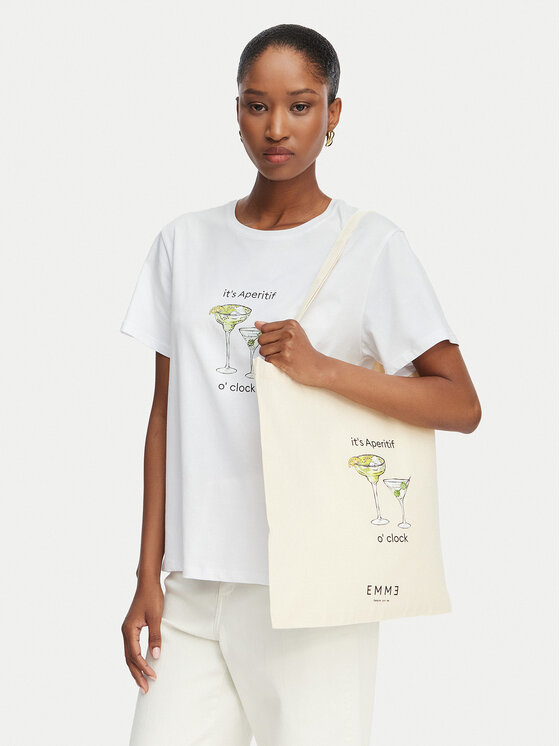 Marella Tricou Gola 2615971072 Écru Regular Fit