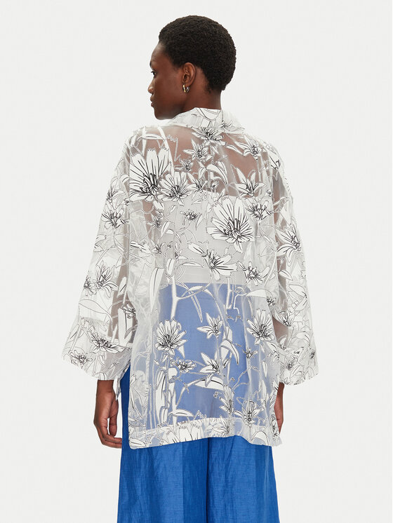 Joseph Ribkoff Joseph Ribkoff Blúz 251102 Fehér Boxy Fit
