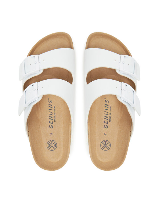 Genuins Genuins Шльопанці Hawaii G104362 Білий