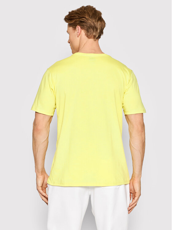 T-shirt Logo 33979 Giallo Regular Fit