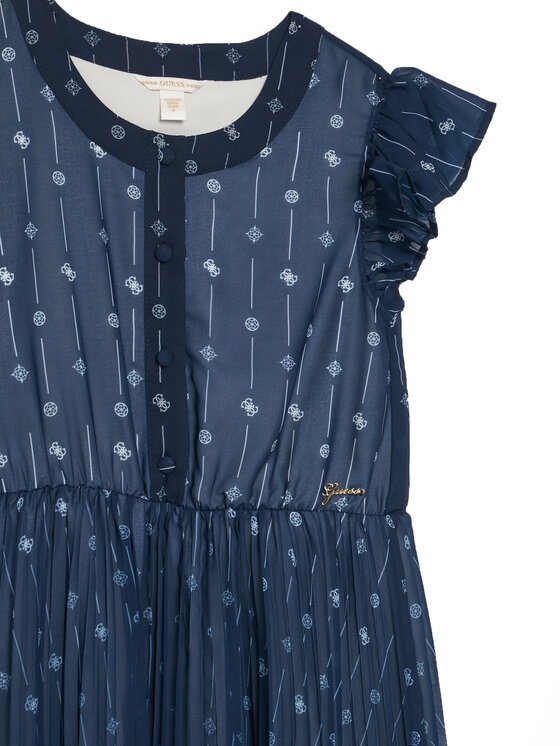 Guess Guess Elegantiška suknelė J6RK13 WA2T0 Tamsiai mėlyna Regular Fit