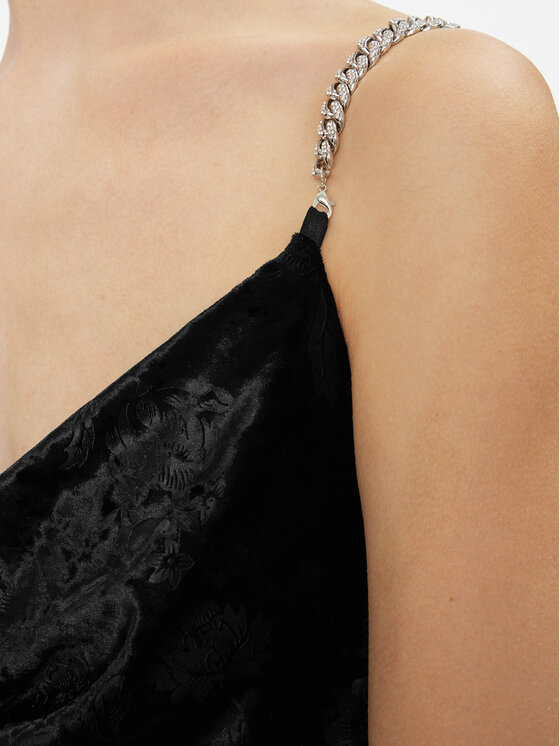 Guess Guess Коктейлна рокля W3BK44 KBXN0 Черен Regular Fit